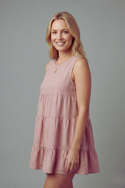 Isla | Tiered Hem Sleeveless Top