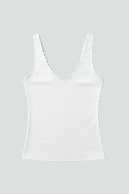 Luna | Elegant Sleeveless V-Neck Top
