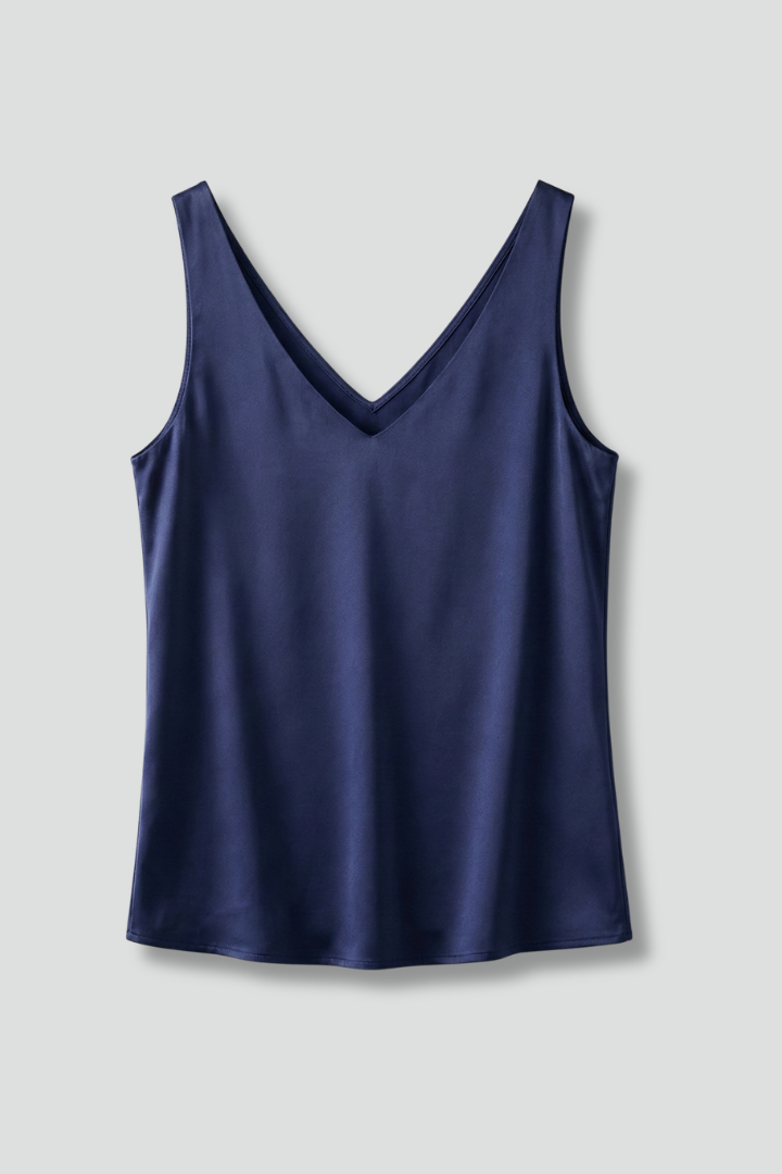 Luna | Elegant Sleeveless V-Neck Top