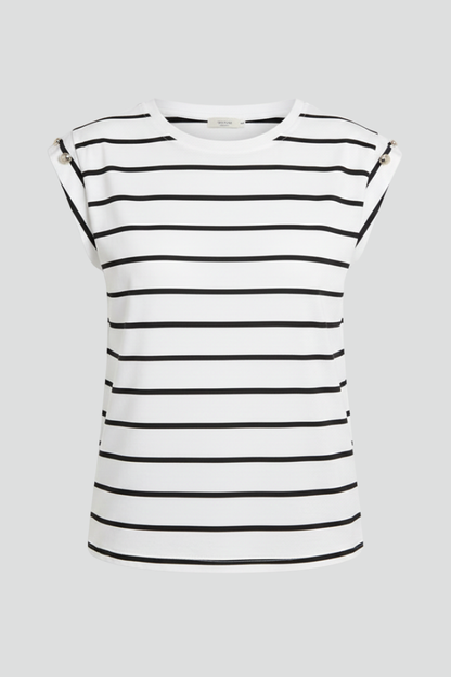 Lila | Effortless Sleeveless Round Neck T-Shirt