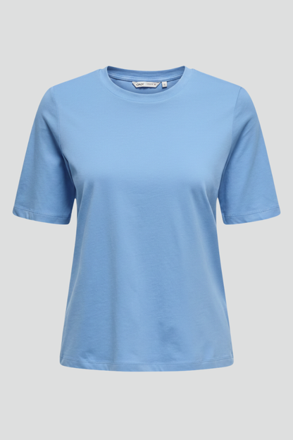 Lila | Luxe Round Neck Short Sleeve Tee
