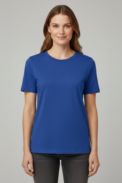 Lila | Luxe Round Neck Short Sleeve Tee