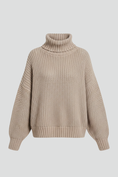 Lila | Textured Turtleneck Jumper