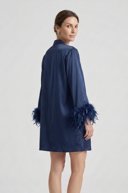 Lila | Luxe Three-Piece Set with Robe and Shorts