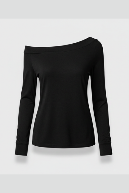 Luna | Off-Shoulder Long Sleeve Top