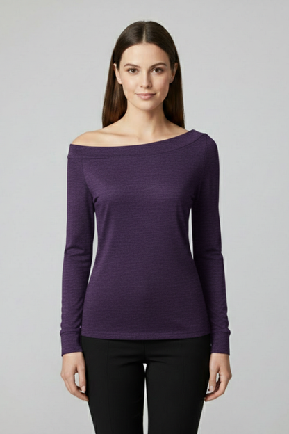 Luna | Off-Shoulder Long Sleeve Top