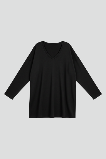 Lila | V-Neck Long Sleeve Top
