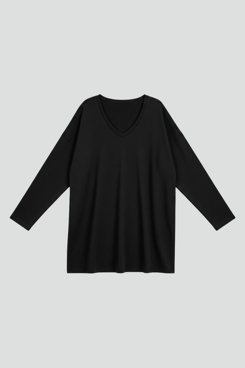 Lila | V-Neck Long Sleeve Top