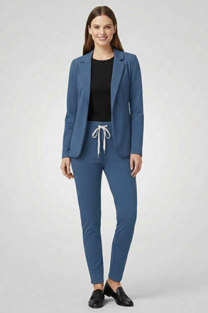 Lila | Chic Trouser Set with Lapel Collar