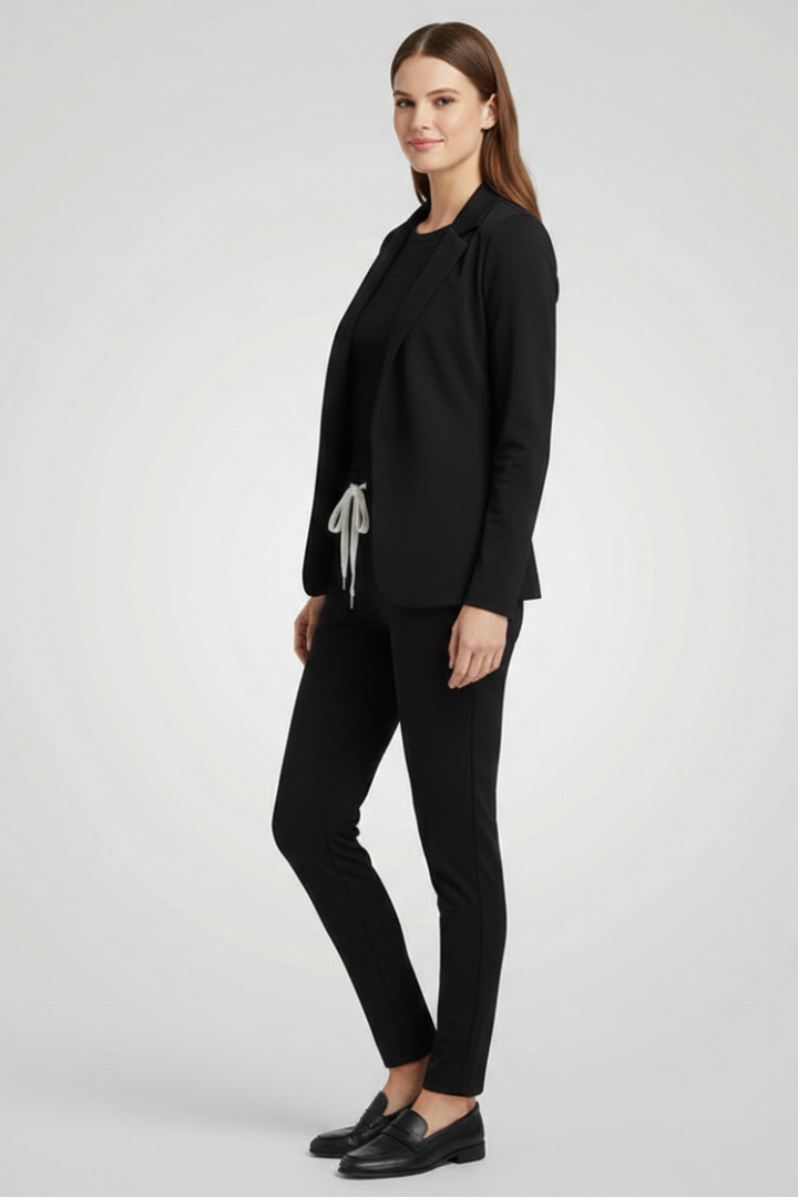 Lila | Chic Trouser Set with Lapel Collar