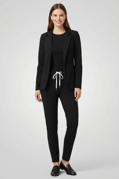 Lila | Chic Trouser Set with Lapel Collar