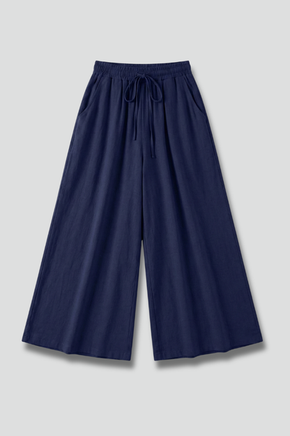 Lila | Drawstring Wide-Leg Trousers