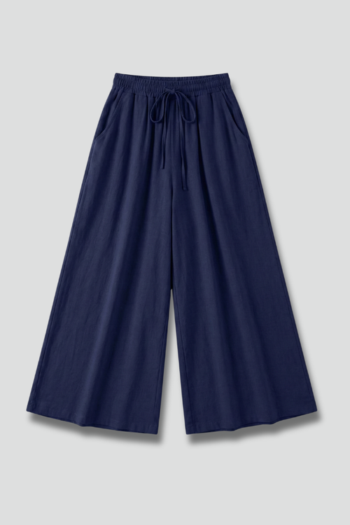 Lila | Drawstring Wide-Leg Trousers