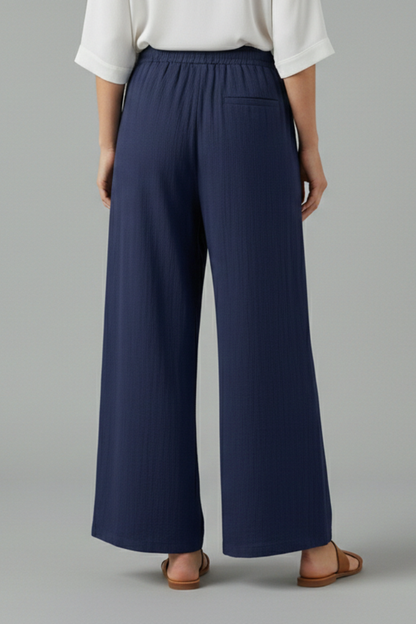 Lila | Drawstring Wide-Leg Trousers