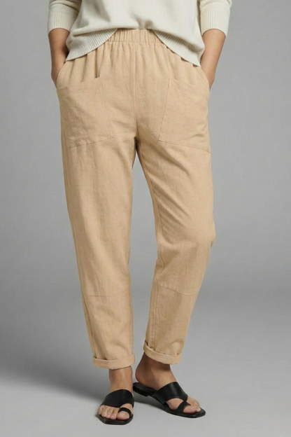 Isla | Tailored Elastic Waist Trousers