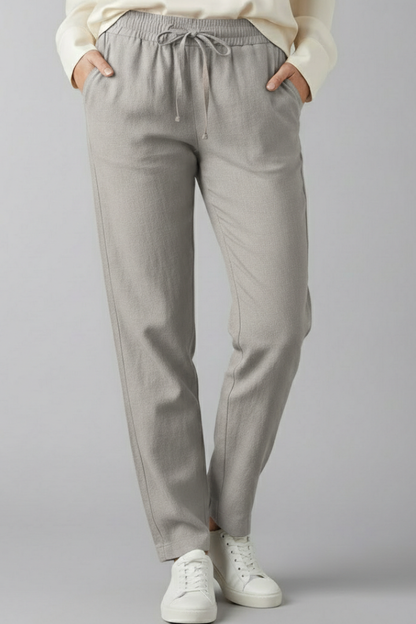Isla | Tailored Elastic Waist Trousers