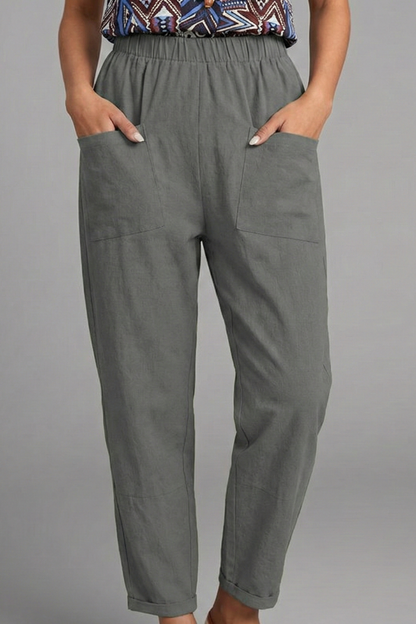 Isla | Tailored Elastic Waist Trousers