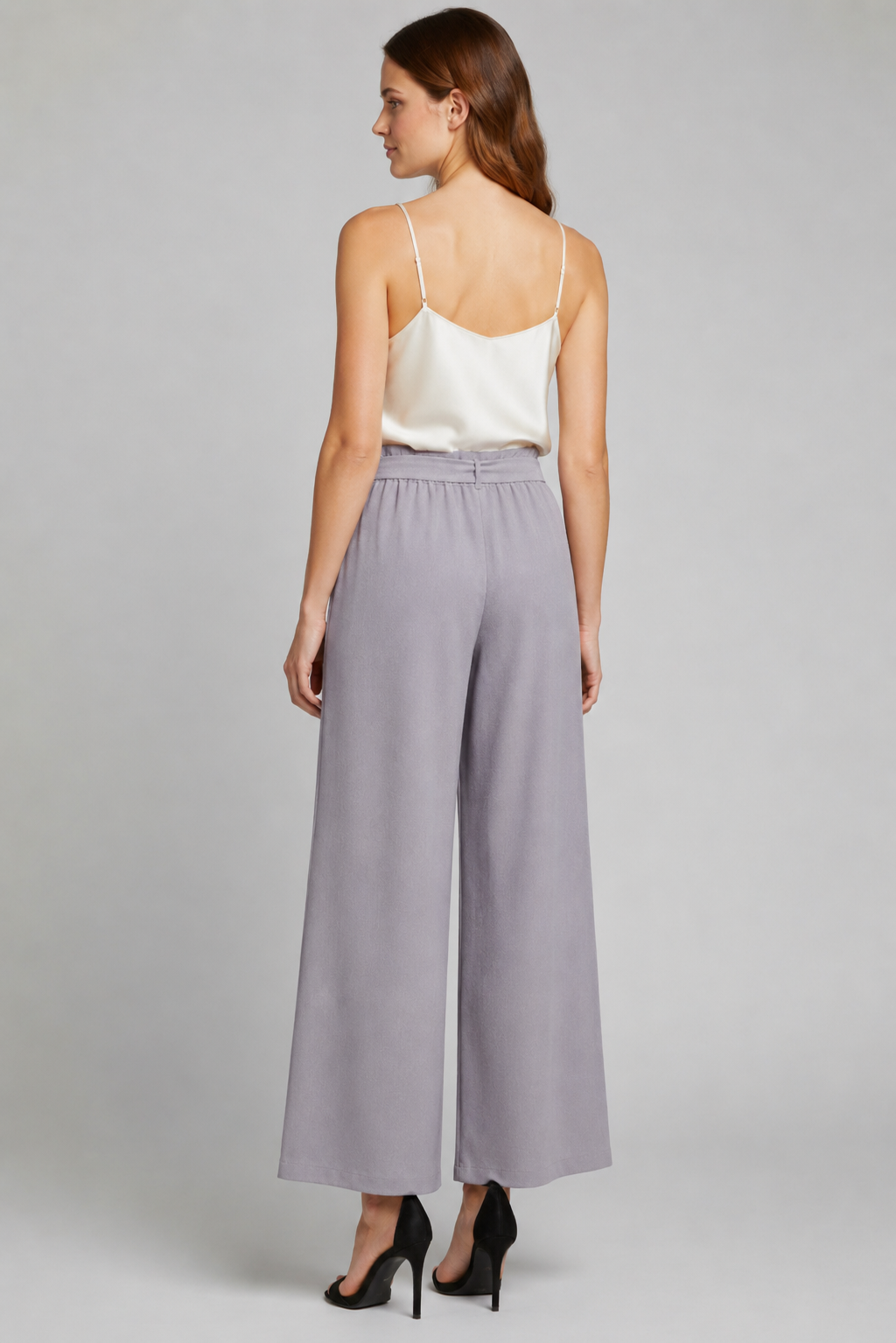 Lila | Tie-Waist Wide-Leg Trousers