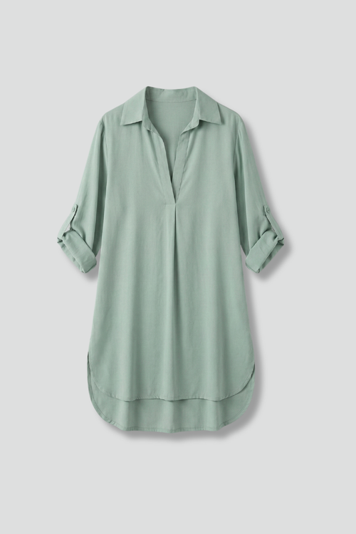 Lila | Tailored Collared Tunic Dress