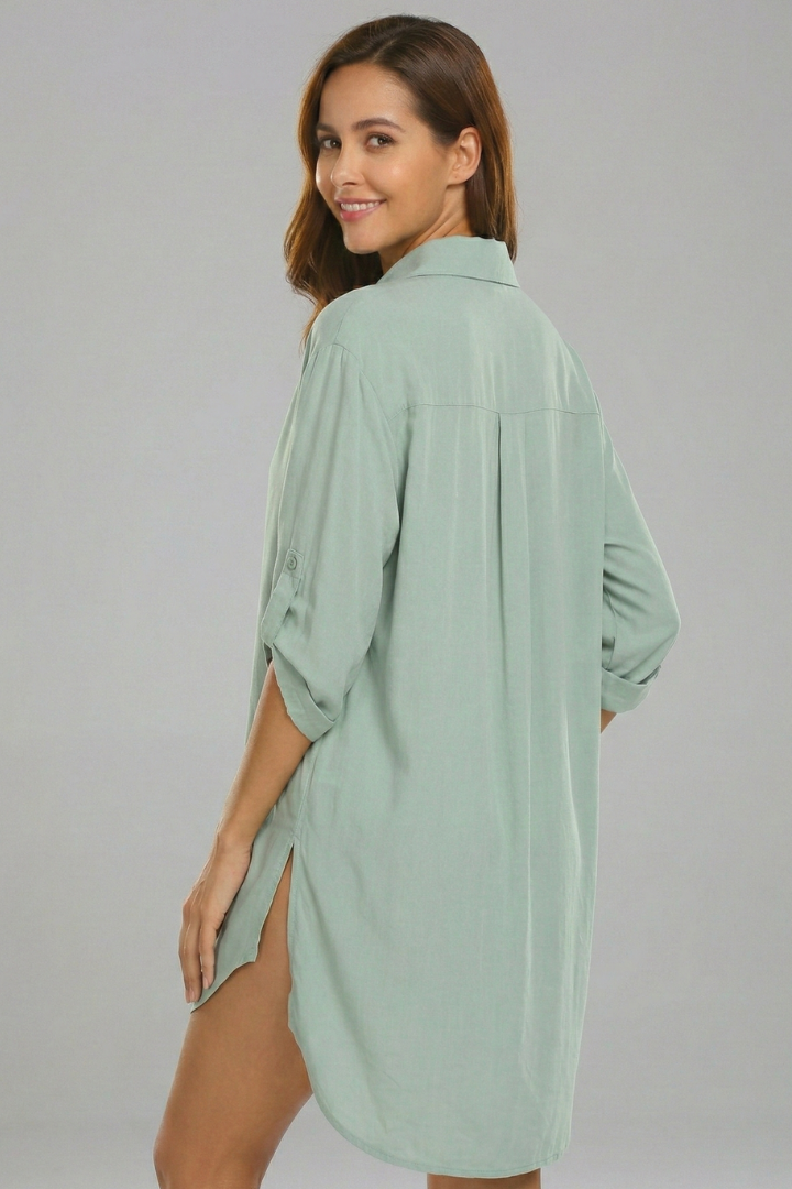 Lila | Tailored Collared Tunic Dress