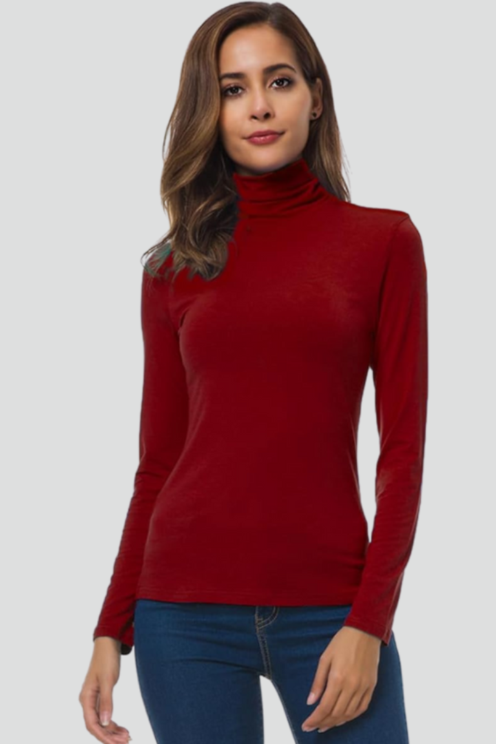 Elena | Luxe Turtleneck Sweater with Long Sleeves
