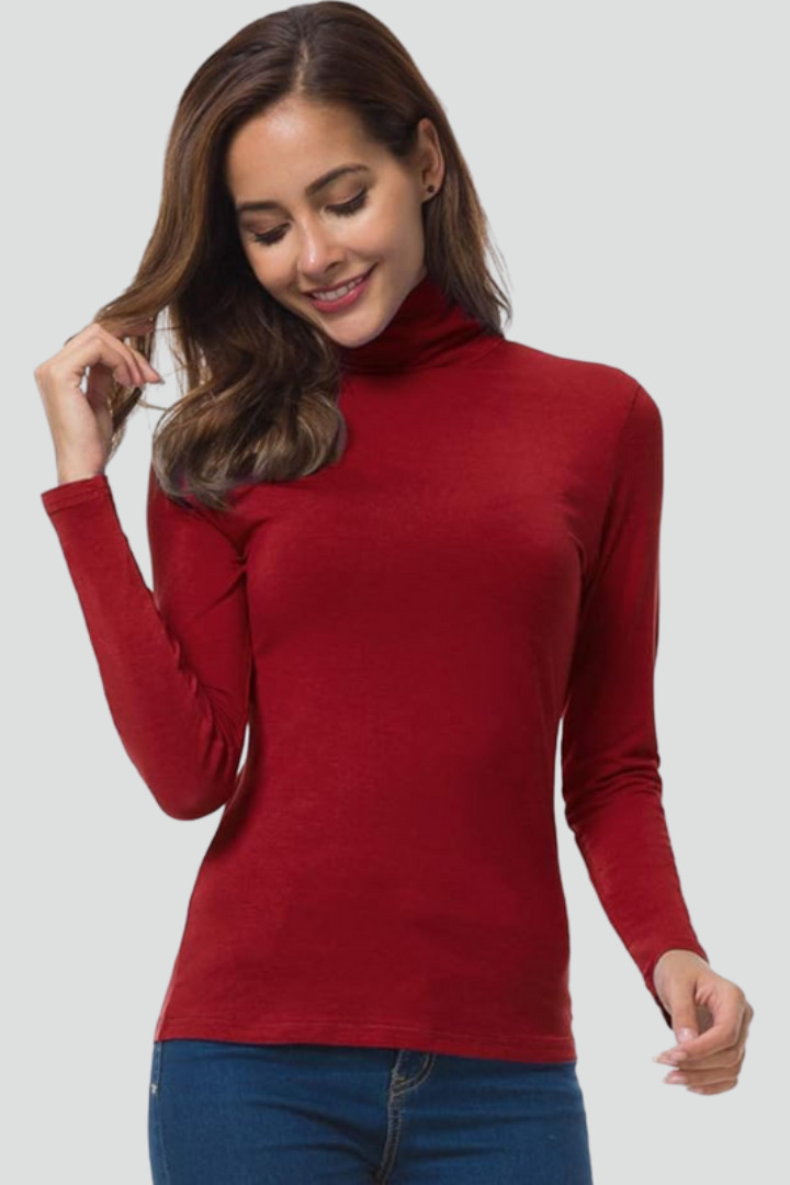 Elena | Luxe Turtleneck Sweater with Long Sleeves