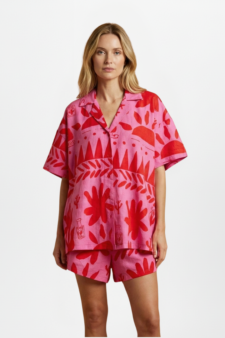 Lena | Chic Printed Two-Piece Set