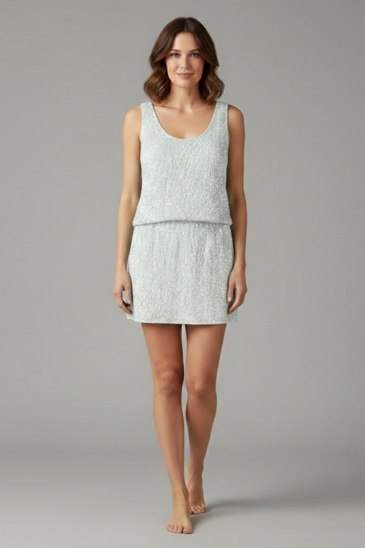 Lena | Chic Two-Piece Set with Strap Top and Mini Skirt