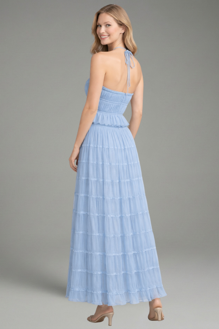 Lila | Halter Top and Maxi Skirt Set