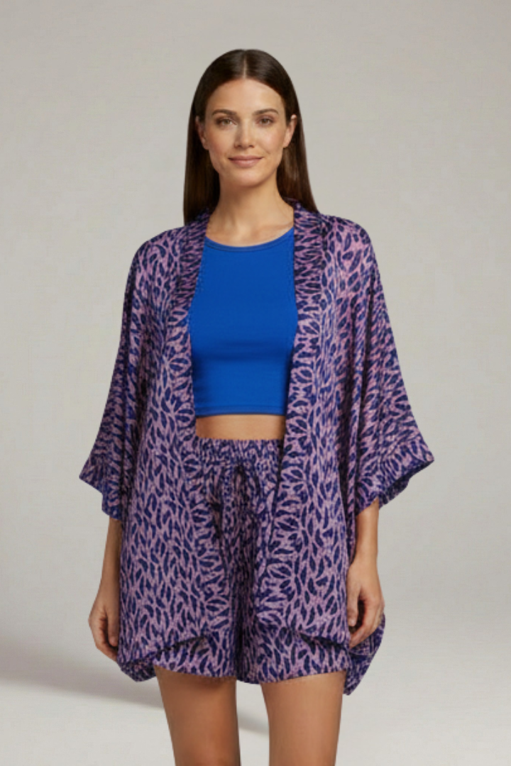 Lila | Chic Open Front Jacket and Shorts Set