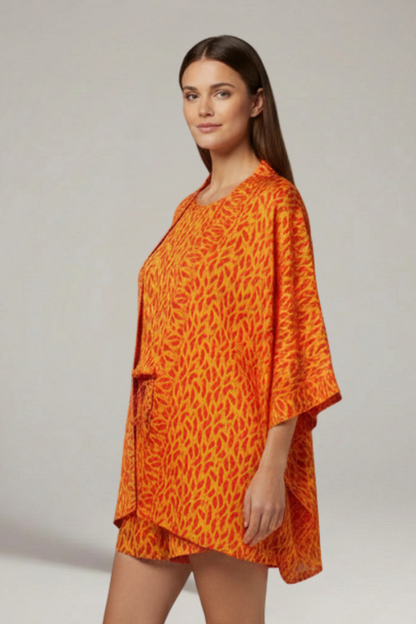 Lila | Chic Open Front Jacket and Shorts Set