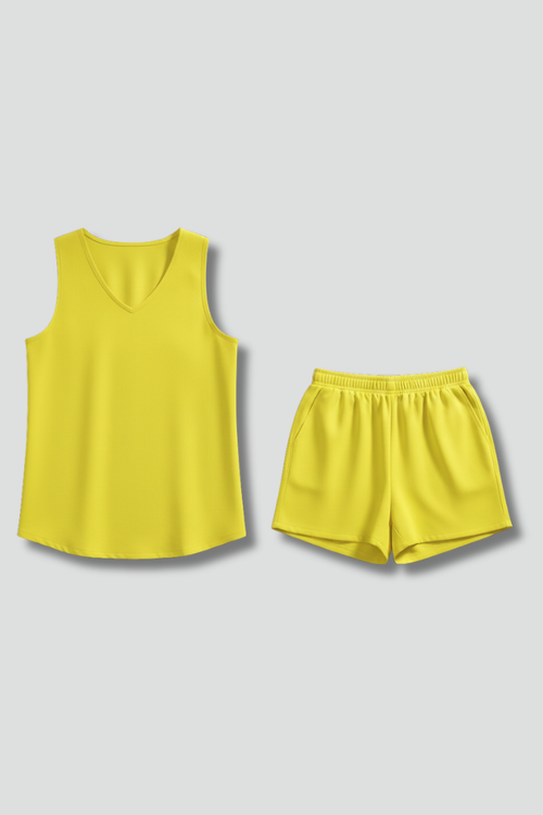 Lena | Chic Sleeveless Tunic and Shorts Set