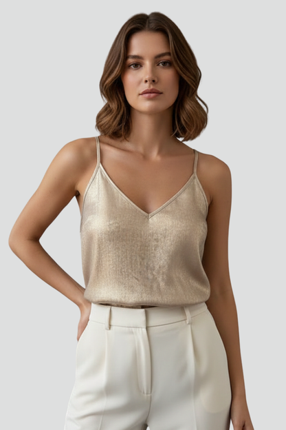 Lila | V-Neck Spaghetti Strap Cami Top