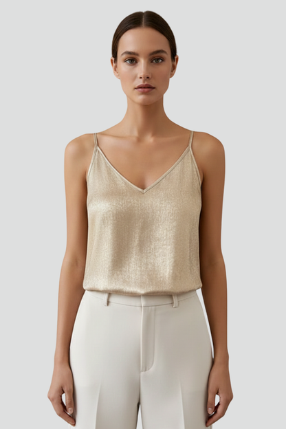 Lila | V-Neck Spaghetti Strap Cami Top