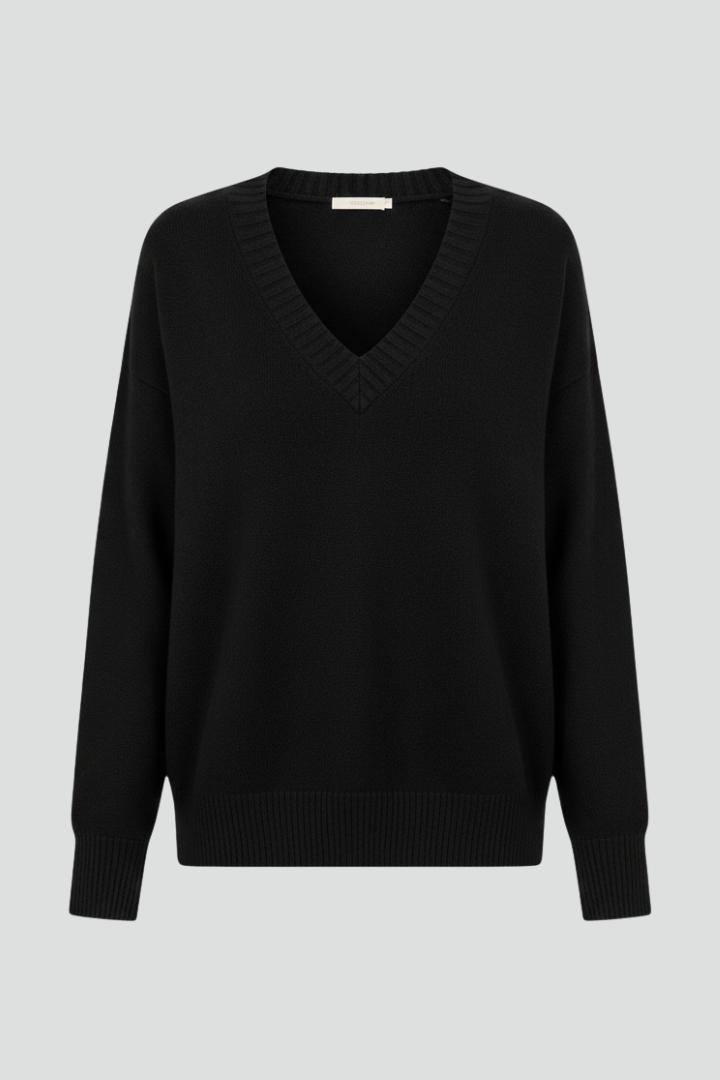 Lila | Luxe V-Neck Pullover Sweater