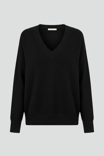 Lila | Luxe V-Neck Pullover Sweater