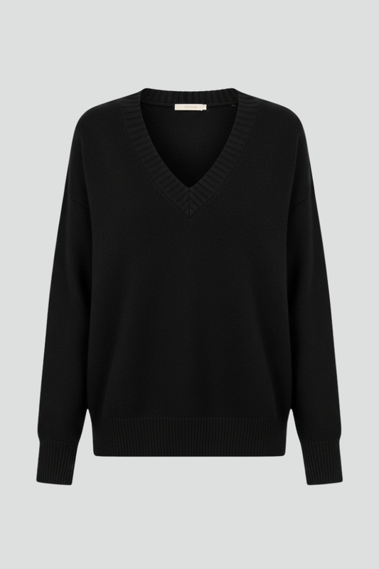 Lila | Luxe V-Neck Pullover Sweater