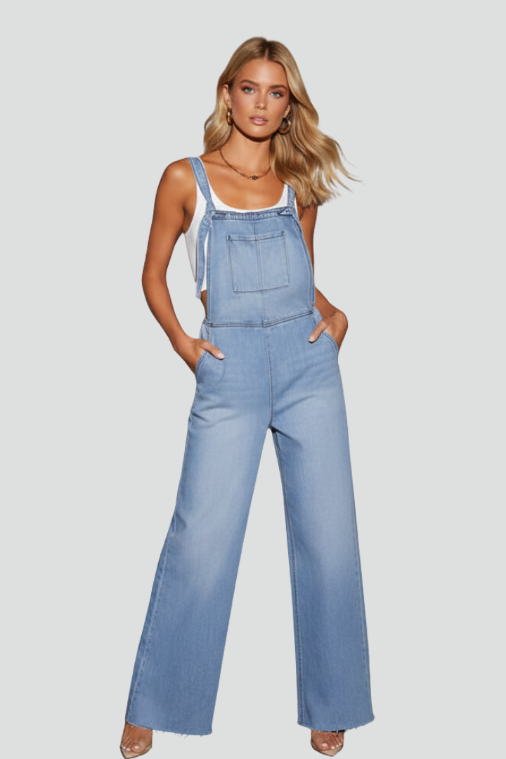 Livia | Chic Wide-Leg Jumpsuit with Straps