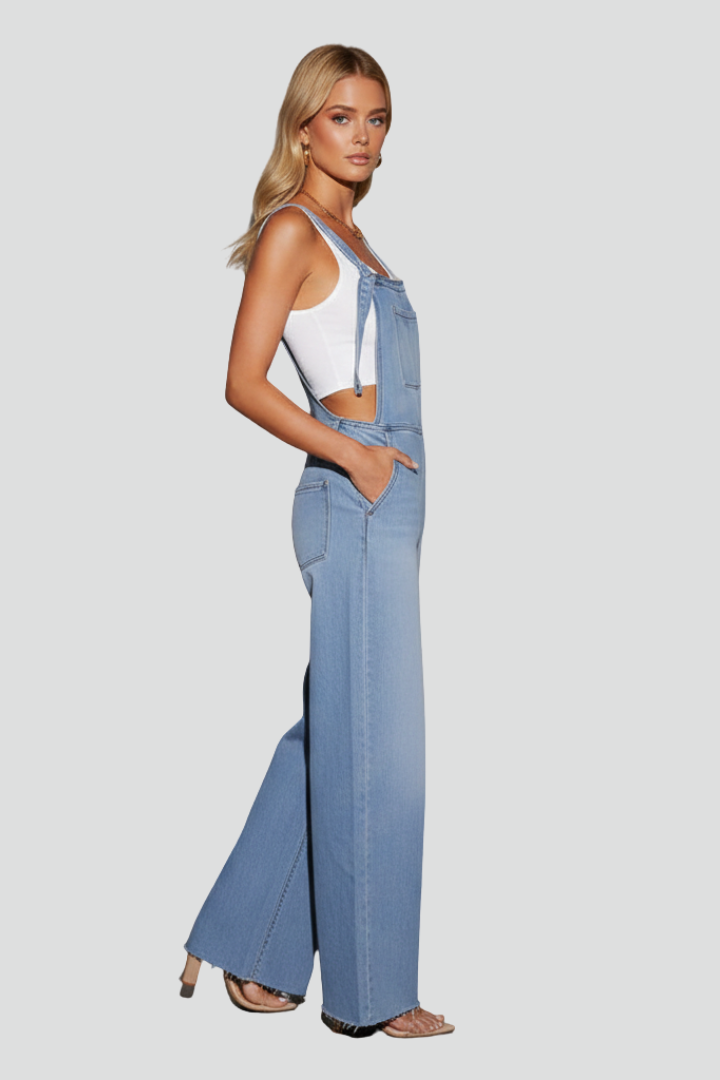 Livia | Chic Wide-Leg Jumpsuit with Straps