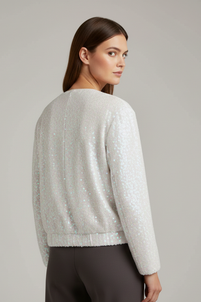 Lena | Chic Zip Jacket with Round Neckline