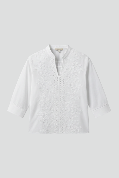 Lila | Classic Collar Long Sleeve Blouse
