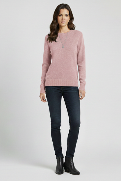 Lena | Knitted Sweater with Round Neckline