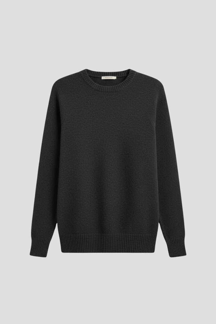 Lena | Knitted Sweater with Round Neckline