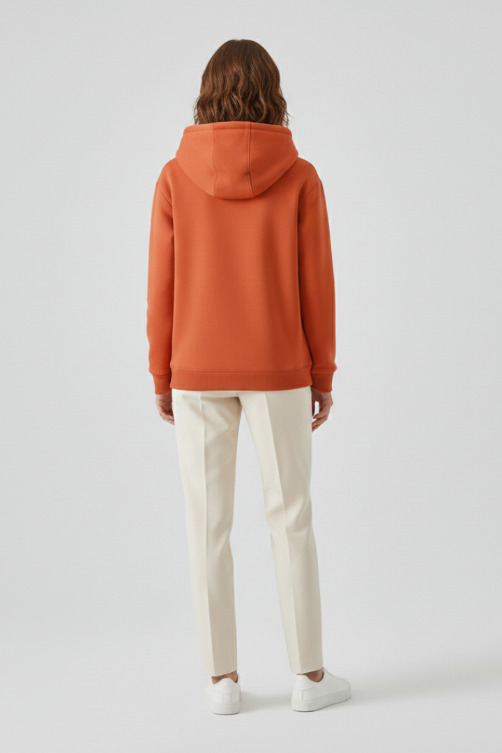 Lila | Luxe Sherpa-Lined Hoodie with Ribbed Cuffs