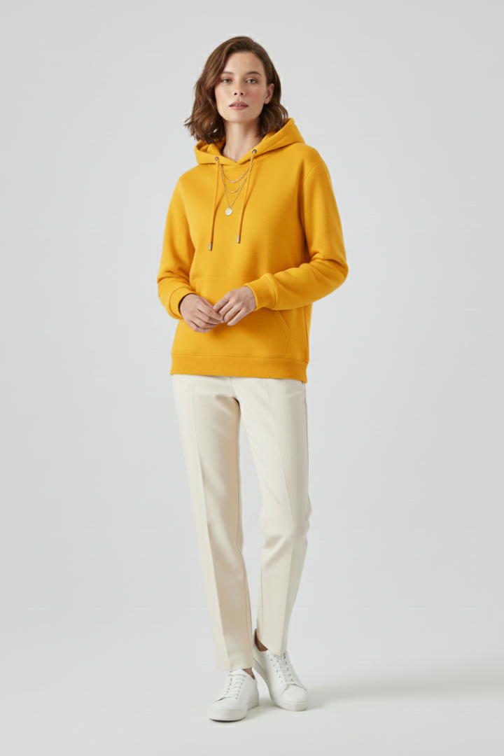 Lila | Luxe Sherpa-Lined Hoodie with Ribbed Cuffs