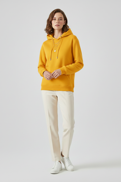 Lila | Luxe Sherpa-Lined Hoodie with Ribbed Cuffs