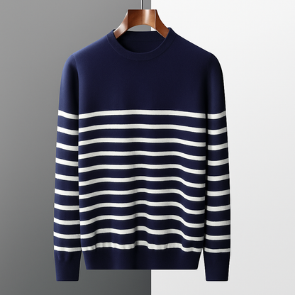 Rufus | Striped Wool Crewneck Sweater