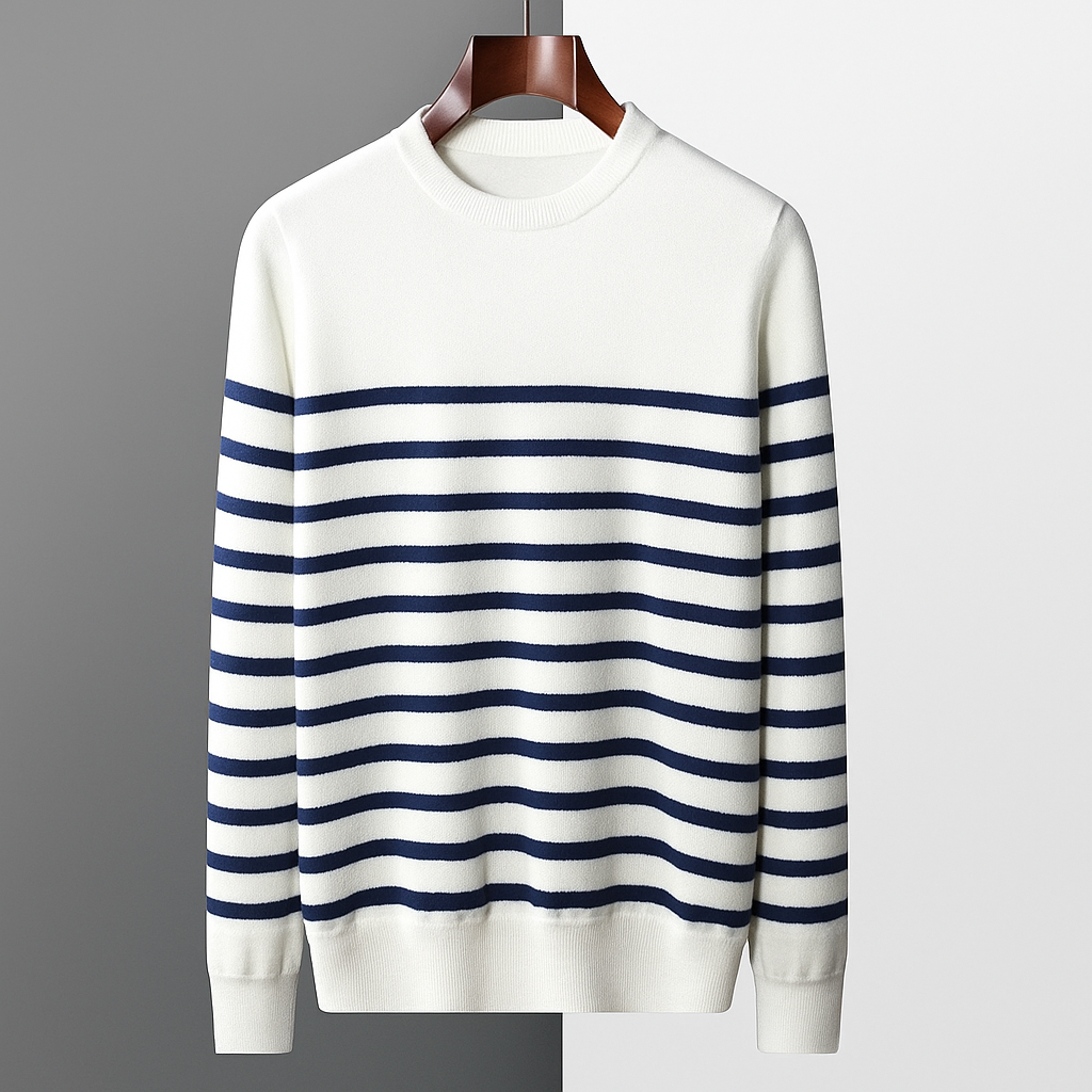 Rufus | Striped Wool Crewneck Sweater