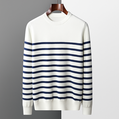 Rufus | Striped Wool Crewneck Sweater