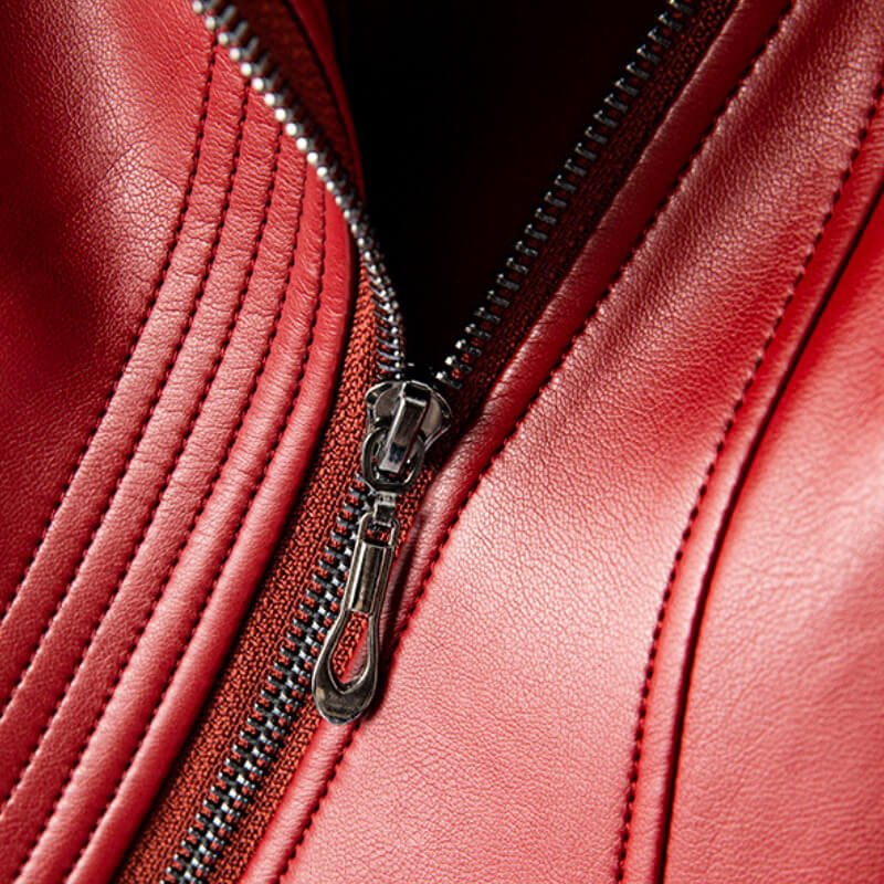 Freya | Luxe Leather Biker Jacket
